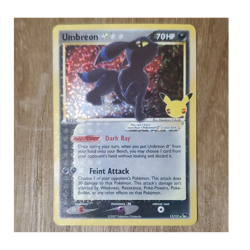 Pokemon Umbreon Holo Rare 17/17 POP Series 5 70 HP English 2007 - Image 1