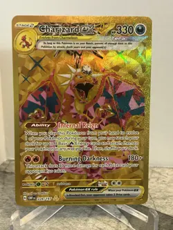 Charizard EX Pokemon SV Obsidian Flames 228/197 Hyper Rare Full Art Holo - Image 1
