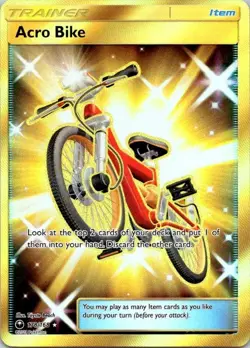 Acro Bike 178/168 Pokemon SM - Celestial Storm Holo Secret Rare NM (SKU 1-4) - Image 1