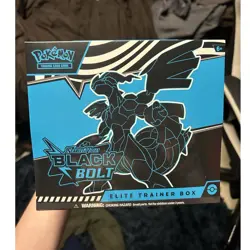Pokemon TCG Scarlet & Violet Black Bolt Elite Trainer Box 1 Box English - Image 1