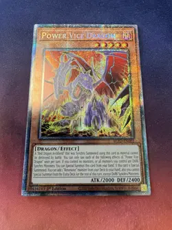 Power Vice Dragon (Starlight Rare) BLZD-EN002 1st Ed NM YuGiOh - Image 1