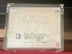One Piece EB-02 Anime 25th Collection Booster Box English Factory Sealed + Case - Image 1
