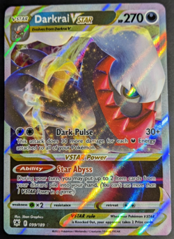 Pokemon Darkrai VSTAR Holo Ultra Rare TCG Card Astral Radiance 099/189 - Image 2