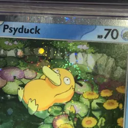CGC 9.5 HEAD SWIRL 🌀💫 Psyduck MEP 007 Mega Cosmos Holo Promo Pokemon Card - Image 2