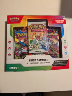 Pokemon TCG First Partner Illustration Collection Series 1 Box 39 Cards 2023 - Image 1