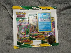 Pokemon Trading Card Game: Sword and Shield - Evolving Skies Three Booster Packs 820650808814 - Image 1