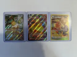 Pokemon TCG Eevee, Flareon VMAX, Flareon Holo Single Strike Card Lot (3) - Image 2