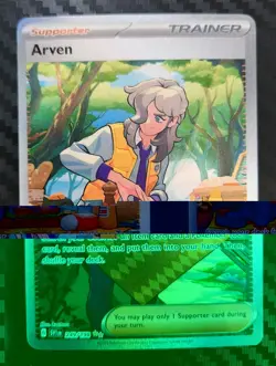 Arven 249/198 Scarlet & Violet - Special Illustration Rare Holo Pokemon Card - Image 1