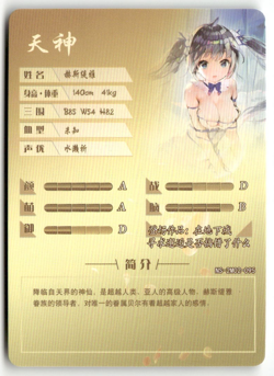 HESTIA R NS-2M02-095 Goddess Story Anime Waifu Doujin Card - Image 2