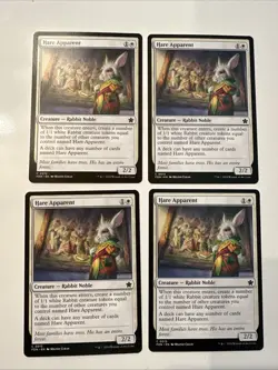 MTG Hare Apparent Foundations Regular Card Magic: The Gathering X4 Copies NM - Image 1