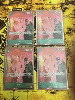YuGiOh Green Nami Parallel Trading Card Play Used - Image 1