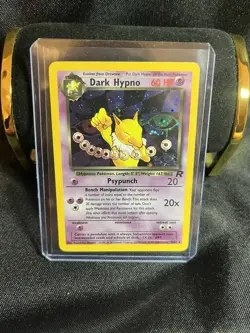 Pokemon TCG Dark Hypno Team Rocket 9/82 Holo Rare Unlimited Card - Image 1