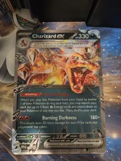 Pokemon TCG: Charizard EX Jumbo Lenticular Promo Card - Image 1