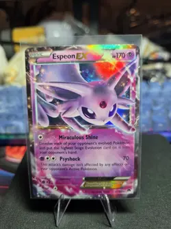 Espeon EX 52/122 XY Breakpoint Ultra Rare Holo Pokemon Card - Image 1