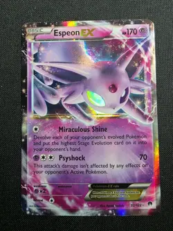 Espeon EX 52/122 XY Breakpoint Ultra Rare Holo Pokemon Card - Image 2