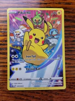 Pikachu SWSH020 SWSH: Sword & Shield Promo Cards Holo - Image 1