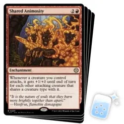 SHARED ANIMOSITY X4 The Lost Caverns Of Ixalan: Commander Magic MTG MINT CARD - Image 1
