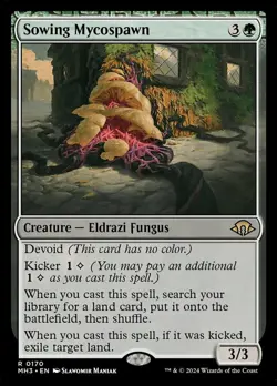 [1x] Sowing Mycospawn Near Mint, English Modern Horizons 3 MTG Magic - Image 1