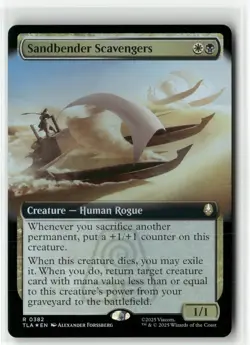 Sandbender Scavengers (Extended Art) R 382 Foil MTG TLA Magic - Image 1