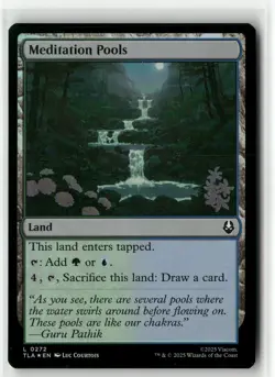 Meditation Pools L 272 Foil MTG TLA Magic - Image 1