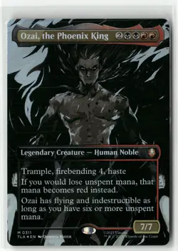Ozai, the Phoenix King (0311) (Borderless) M 311 Foil MTG TLA Magic - Image 1