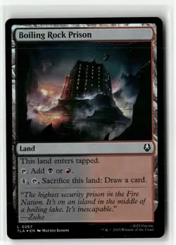 Boiling Rock Prison L 267 Foil MTG TLA Magic - Image 1