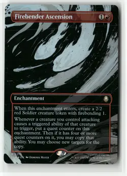 Firebender Ascension (Borderless) R 312 Foil MTG TLA Magic - Image 1