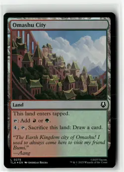 Omashu City L 275 Foil MTG TLA Magic - Image 1