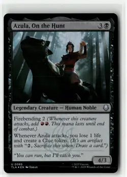 Azula, On the Hunt U 85 Foil MTG TLA Magic - Image 1