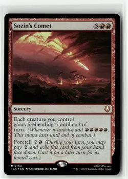 Sozin's Comet M 154 Foil MTG TLA Magic - Image 1