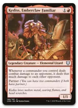 Kediss, Emberclaw Familiar #188 (LP) Commander Legends CMR Magic MTG - Image 1