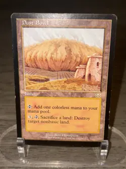 1x Dust Bowl Land 1999 Mercadian Masques Regular Rare Magic MTG LP (A) - Image 1