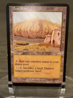 1x Dust Bowl Land 1999 Mercadian Masques Regular Rare Magic MTG LP (A) - Image 3