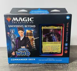 Magic The Gathering Universes Beyond: Doctor Who Masters Of Evil Commander Deck - Image 1