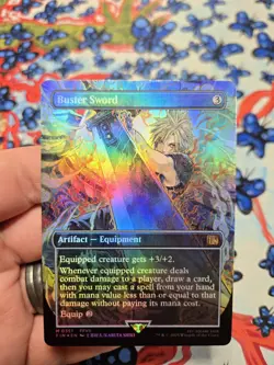 NM MTG Buster Sword (Borderless) Final Fantasy Foil (0351) - Image 1