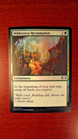 FOIL Wilderness Reclamation - NM Near Mint, Ravnica Allegiance English MTG Magic - Image 1