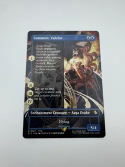Summon: Valefor (Borderless) Non-Foil Final Fantasy MTG English - Image 1