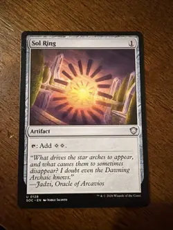 Sol Ring - 128 - Commander: Secrets of Strixhaven - NM - Image 1