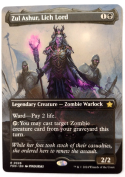 Zul Ashur, Lich Lord (Borderless) - Foundations (FDN) - EN - R 0326 - Image 1