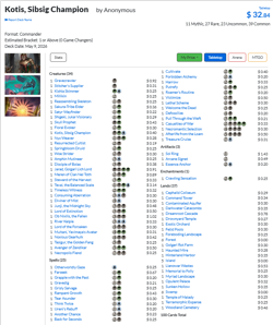 Sultai Arisen Budget Modified Precon MTG EDH Commander Deck Read Description - Image 2