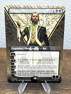 Ral Zarek, Guest Lecturer (Borderless) Secrets of Strixhaven Regular - Image 1