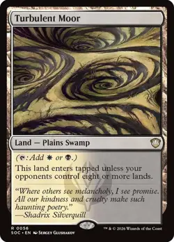 NM Turbulent Moor, MTG, Strixhaven Commander, Magic the Gathering, 56 - Image 1