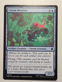 UTROM MONITOR COMMANDER: TEENAGE MUTANT NINJA TURTLES 113 C NM WJB0124 - Image 1
