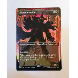 Super Shredder Borderless 0217 MTG Magic the Gathering Regular Mythic TMT NM - Image 1