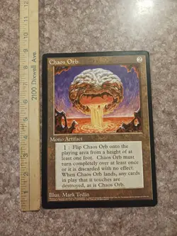 Magic The Gathering Promo Chaos Orb Oversized Card - Image 1