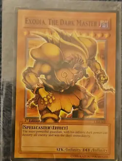 Yu-Gi-Oh! TCG Exodia. The Dark Master 1st Edition Effect LIM-000 - Image 1
