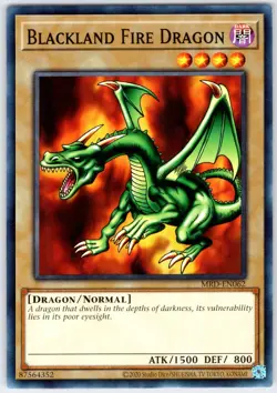 Blackland Fire Dragon Common Metal Raiders 25th Anv Ed. MRD-EN062 LP - Image 1