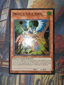 Yu-Gi-Oh! Droll & Lock Bird OTS Tournament Pack 8 Ultimate Rare NM OP08 - Image 1
