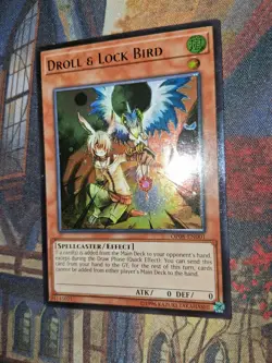 Yu-Gi-Oh! Droll & Lock Bird OTS Tournament Pack 8 Ultimate Rare NM OP08 - Image 3