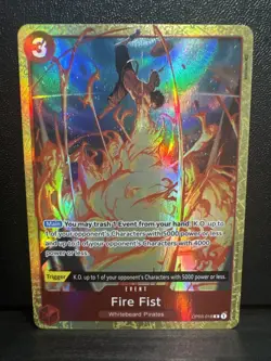 Fire Fist OP03-018 Alternate Art Event Pillars Of Strength One Piece NM - Image 1